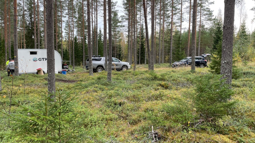 Välitööd Soome geoloogiateenistusega